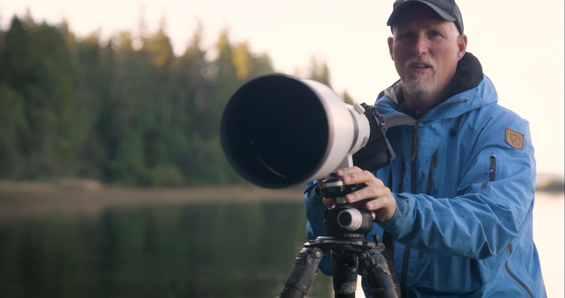 V2 ENCOUNTER BLACK BEAR.00_11_58_28.Still013 Paul Nicklen in Canada photographing a Black Bear